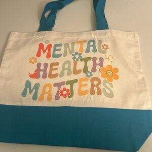 Mental Health Matters Canvas Tote Bag